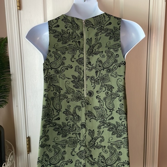 Chic Green and Black Mini Dress - Picture 2 of 3